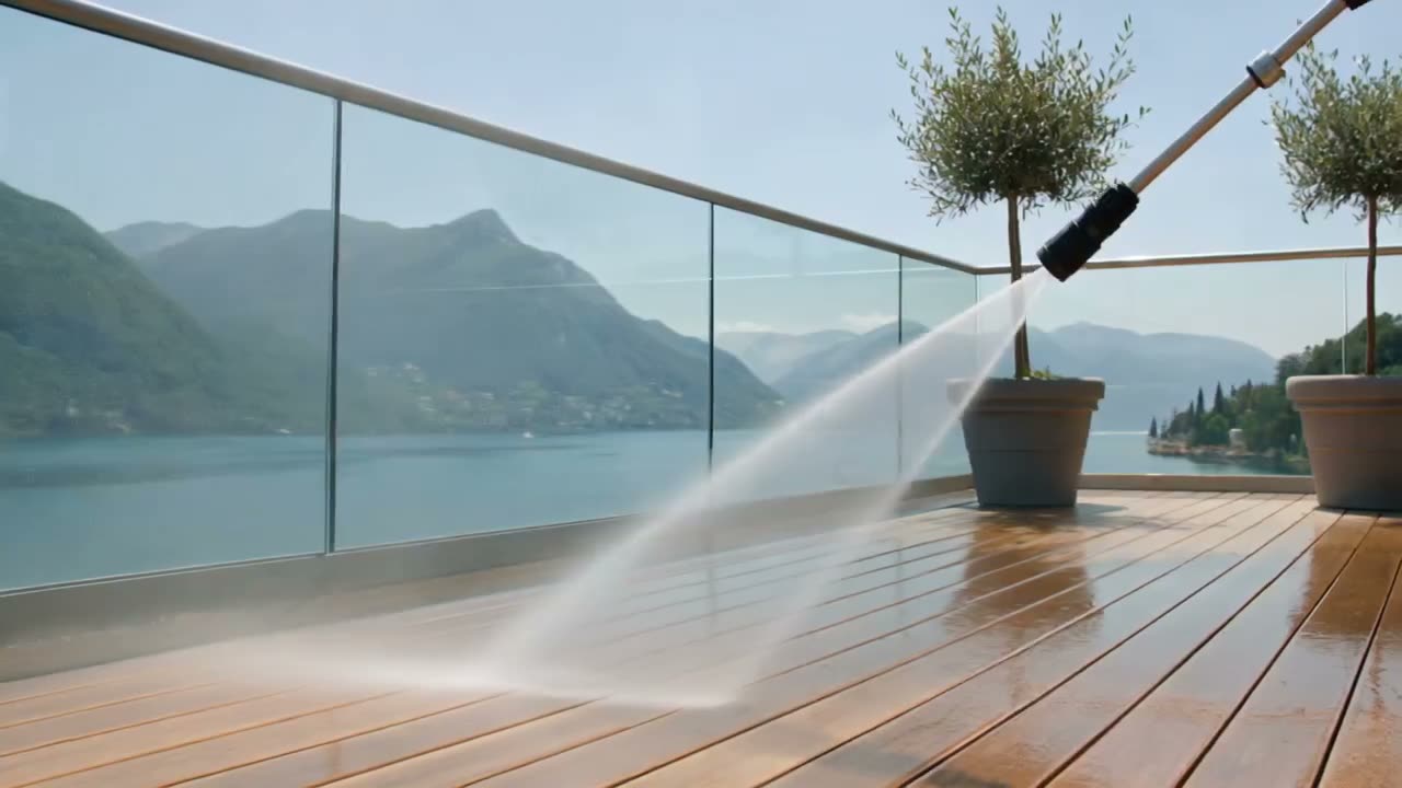 Nettoyage des terrasses
