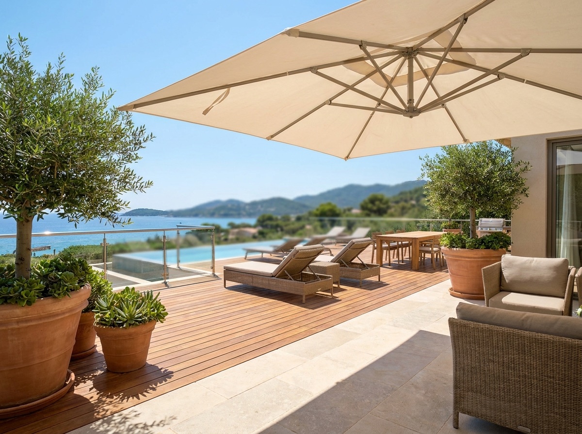 Profitez du résultat — une terrasse impeccable à Genève